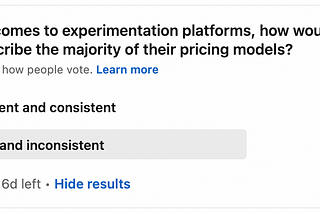 Experimentation platform selection is really, really hard
