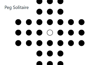 Playing Peg Solitaire in the Browser and having Rust solving it for you.