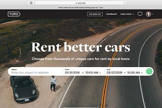 Renting cars has never been this fresh