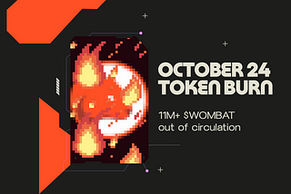 Token burn —  October 2024