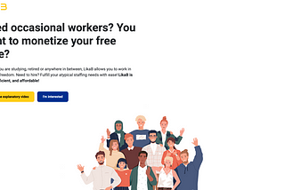 LikaB: The innovative platform for occasional workers