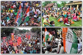 Polling in Phase 1 of West Bengal Assembly Elections 2021