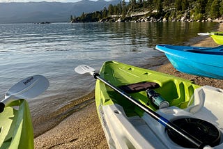 A Sunset Kayak Tour on Lake Tahoe