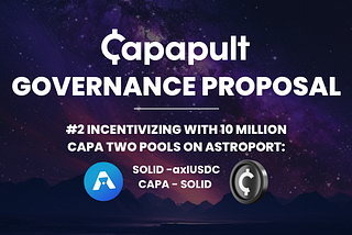#2 GOVERNANCE PROPOSAL: Incentivizing Pools on Astroport