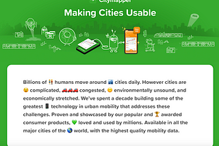 Ironhack’s Prework Challenge 1: Design Thinking — Citymapper