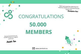 Over 50.000 Members Joined Zenchain Protocol