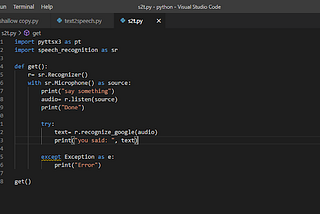 Today we are going to learn speech recognisition using python