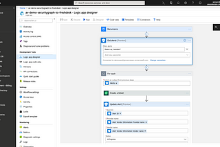 Logic Apps & The Graph Security API: Integrate all Microsoft products in your ticketing system.