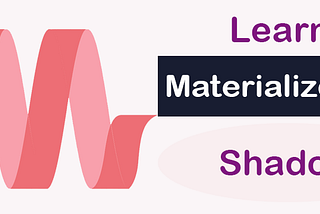 How To Create Materialize CSS Shadow?