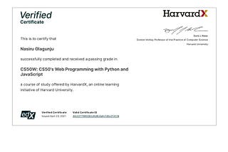 My Experience With Havard’s Web Programming Course (CS50W)