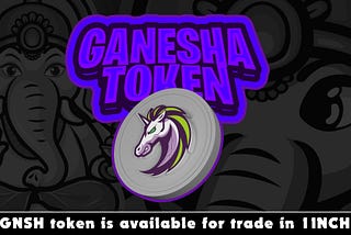 We are now on 1inch Exchange and GNSH market correction made! Lowest DO