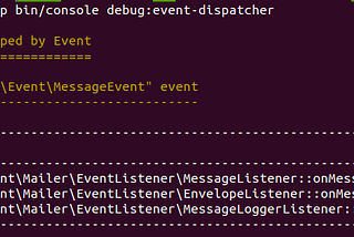 Symfony : Events ve Event Listeners