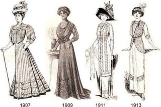 EARLY YEARS OF FASHION (1900–1919)