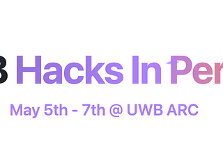 Event Recap — UWB ACM Hackathon