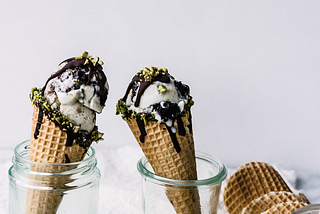 pistachio mint fudge brownie ice cream