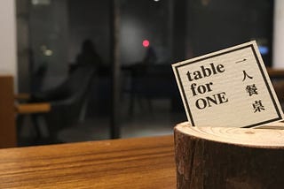 table for ONE