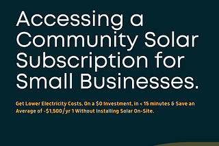 We Enrolled 100+ Small Businesses Into Community Solar. Here’s Why You Should Too.