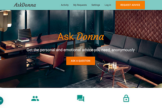 AskDonna: Strangers helping Strangers