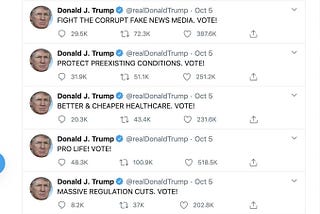 Was Trump Conducting A/B Testing With His Crazed Tweets?