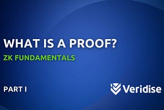 ZK Fundamentals: What is a proof?