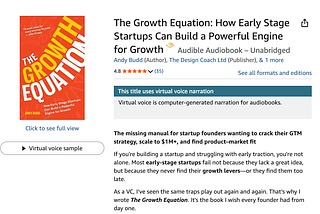 Why The Growth Equation Ended Up as an Audiobook (and Why I Didn’t Read It Myself)