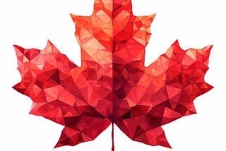 A detailed red maple leaf