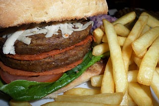 Vegan Burger and French