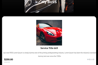Automotive Demo — My BoSS App