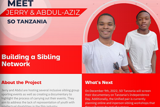 Youth Building a Sibling Network in Tanzania