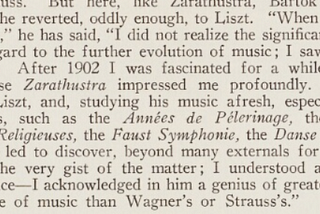 Bartók-the influence from Liszt