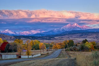 A view of Long’s Peak, the namesake of Longmont, Colorado. Photo/Getty Images