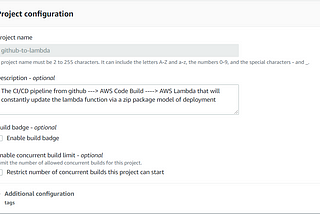 CI/CD Framework for AWS Lambda Functions