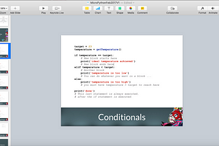 Tips for presenting code in Keynote