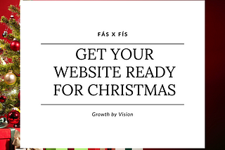 Getting your Website ready for Christmas