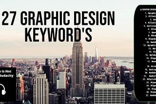 27 Graphic Design Trending Keyword’s