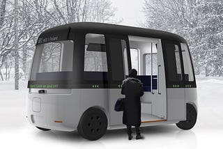 all weather driverless bus