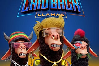 The first look at the Laid Back Llamas — Minting Dec 2021