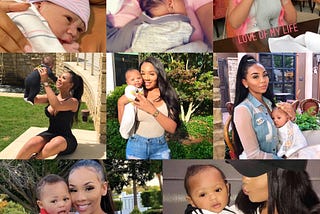 New photos of Aaleeyah Petty with Son — Kaden Williams…over the months