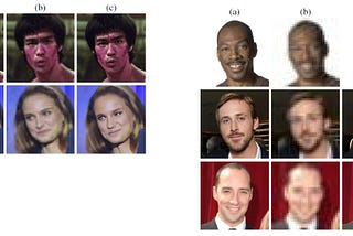 Facial recognition and neural networks to enhance images