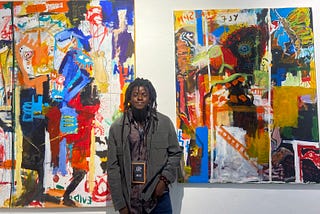 Gbenga Matthew at +234 Art Fair — A Tapestry Of the Mind and Spirit