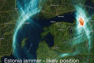 New Technology - Quantum Inertial Navigation, an alternative to GPS with the current jamming of GPS over the Baltic Sea — image — and Romania highlighting the dangers of reliance on the technology