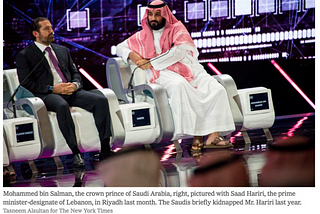 Photo captions matter and should always tell a story: This example from the Times shows you how