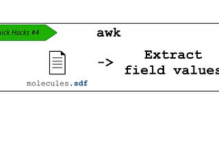 Quick Hacks #4: Extracting the .sdf field values into a file.