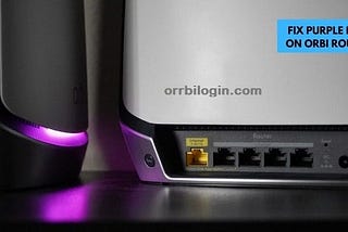 orbi purple light