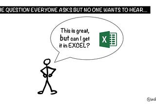 An ode to excel.