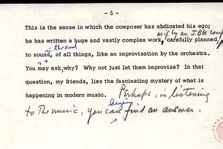 Process and Xenakis