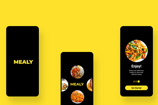 UX/UI Case Study: Mealy, A Mobile Food Delivery Application