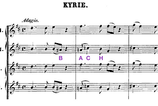 The BACH motif: how Bach hid an Easter Egg at the start of his defining choral work