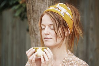 Sitting cacao ceremony in solitude