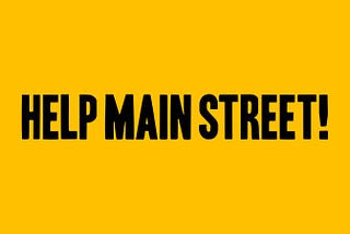 Help Main Street 🇺🇸